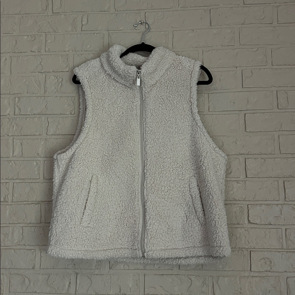 Cozy Cream Sherpa Vest